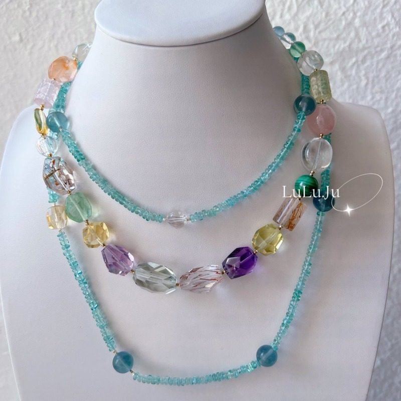 crystal necklace from luluju crystal