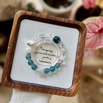 indigo crystal bracelet