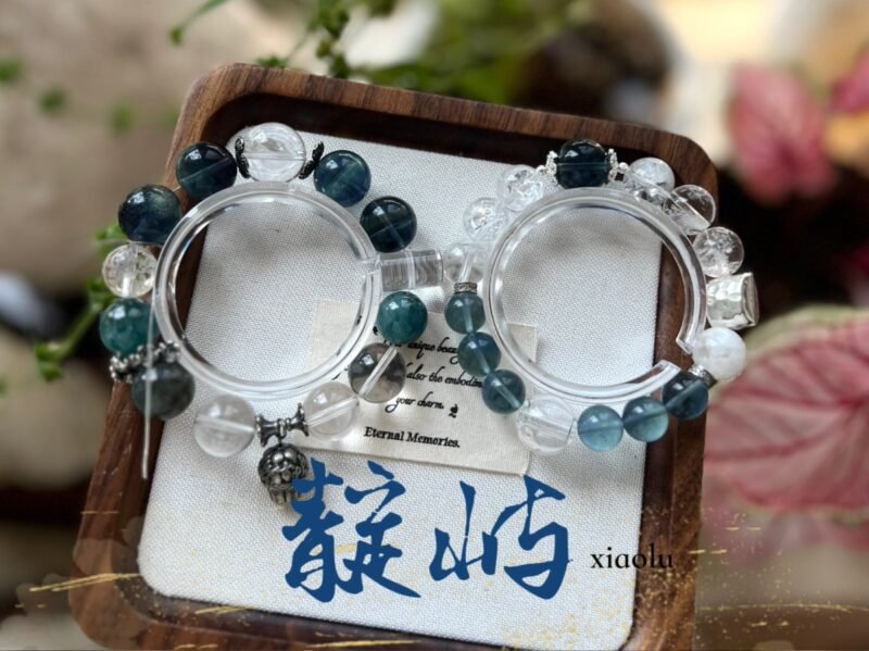 indigo crystal bracelet