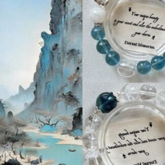 indigo crystal bracelet