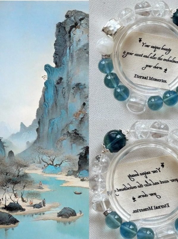 indigo crystal bracelet