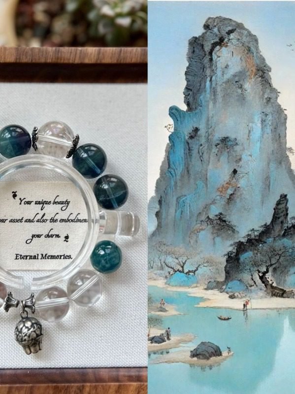 indigo crystal bracelet