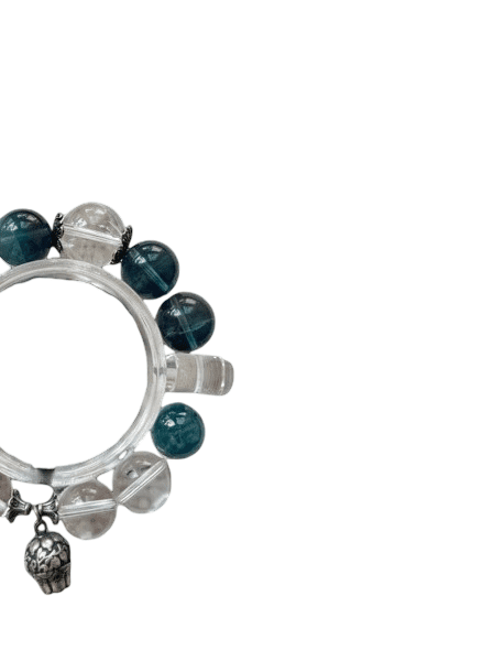 indigo crystal bracelet from luluju crystal