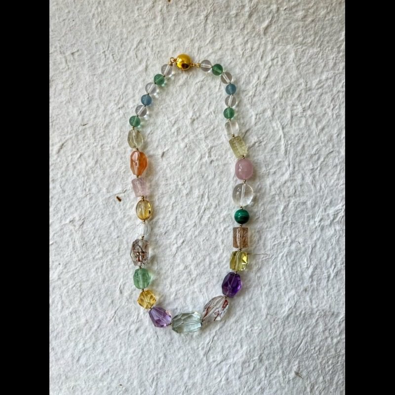 luluju cystal necklace