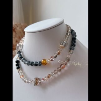 luluju crystal necklace