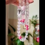 peach blossom crystal bracelet